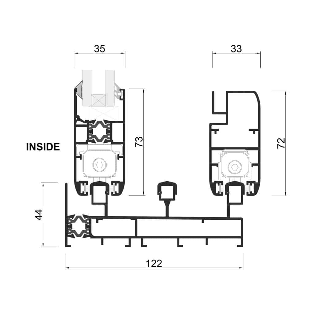 EC95TB Dimensions